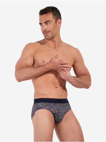 HOM Minislip Mini Briefs Vineyard in navy print
