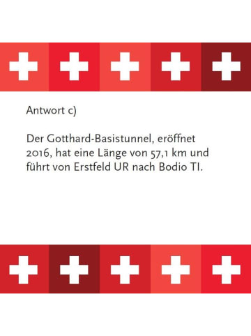 ars vivendi Schweiz-Quiz (Neuauflage) | 66 unterhaltsame Fragen rund um die Schweiz