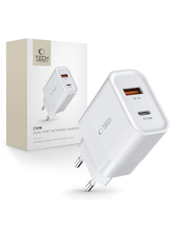 Tech Protect Tech Protect C30W USB-C PD 30 W USB-A QC 3 0