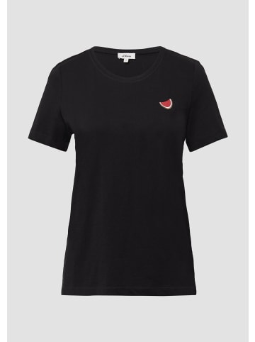 s.Oliver T-Shirt in 99D5_schwarz