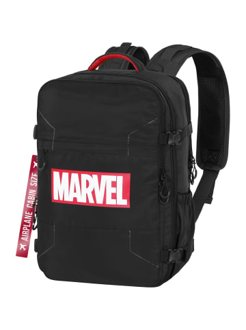 Marvel Rucksack Logoprint in schwarz