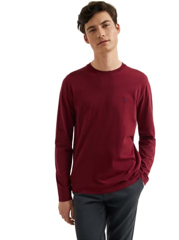 Polo Club Longsleeve in GARNET