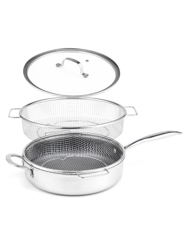 Livington Pfanne Titan Pan 24cm in Silber