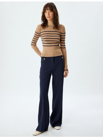 KOTON Sweater in Marineblau Gestreift