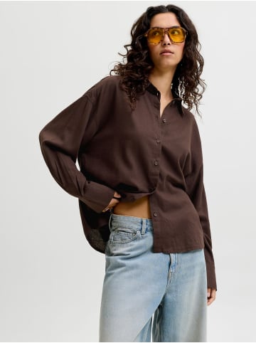 JJXX Hemd in Seal Brown