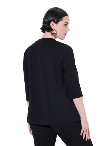 Ulla Popken Shirt in schwarz