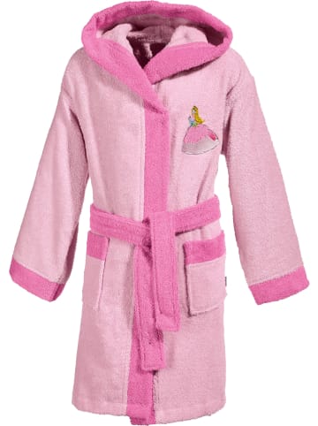 Erwin Müller Frottier Kinder-Bademantel mit Kapuze in rosa