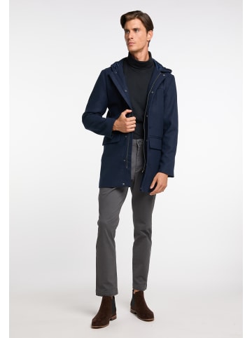 DreiMaster Herren Übergangsmantel Aus Wollgemisch in Nachtblau