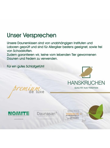 HANSKRUCHEN Premium de Luxe Trösterchen in Weiß