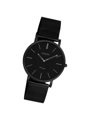 Oozoo Analog-Armbanduhr Oozoo Timepieces schwarz mittel (ca. 32mm)