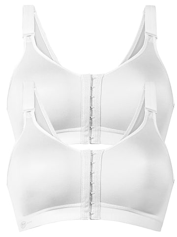 Anita Sport BH mit Vorderverschluss Frontline Open in Weiss Weiss