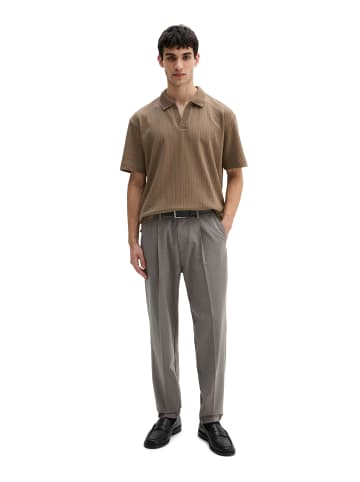 Marc O'Polo DfC Poloshirt Jersey Structure regular in Frozen Taupe
