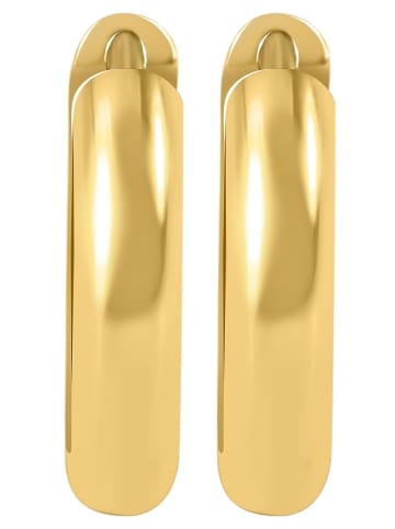 Adeliás Damen Ohrringe – Klappcreole aus 333 Gold in gold