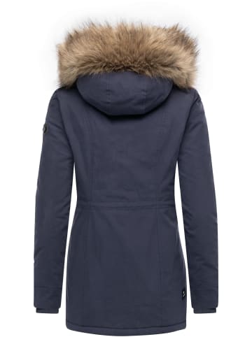 ragwear Kurzmantel Monadetta Warm YOUMODO in Navy