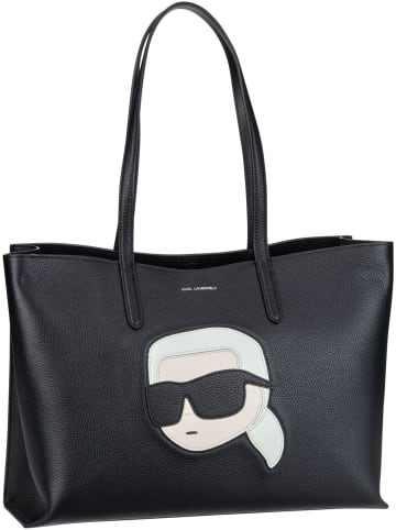 Karl Lagerfeld Shopper K/Ikonik 2.0 Lea Tote Grainy in Black