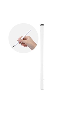 COFI 1453 Stylus Eingabestift für Tablet-Telefon mit austauschbare Spitzen in Weiß