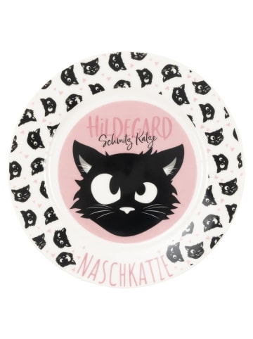 Ralf Schmitz Ralf Schmitz Frühstücksset Hildegard Katze Geschirr Set 3-teilig in weiß