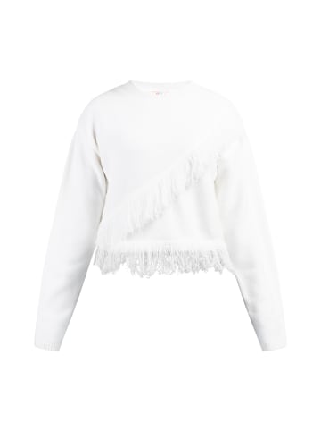 IZIA Damen Strickpullover in Weiss