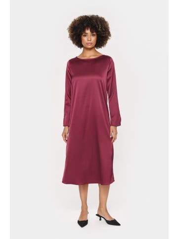 SAINT TROPEZ Kleid ZhafiaSZ Gerade Passform in Burgundy