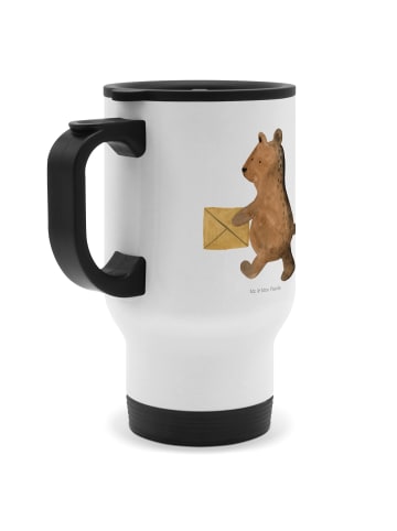 Mr. & Mrs. Panda Kaffeebecher Bär Zuhause ohne Spruch in Weiß