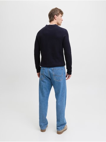 Jack & Jones Gestricktes Polo in Night Sky