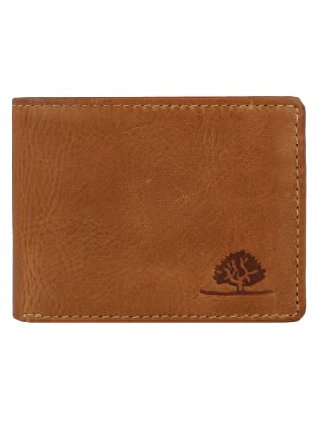 Greenburry Tornado Geldbörse RFID Schutz Leder 10 cm in peanut brown