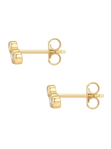 Rafaela Donata Ohrringe aus Sterling Silber mit Zirkonia in gelbgold