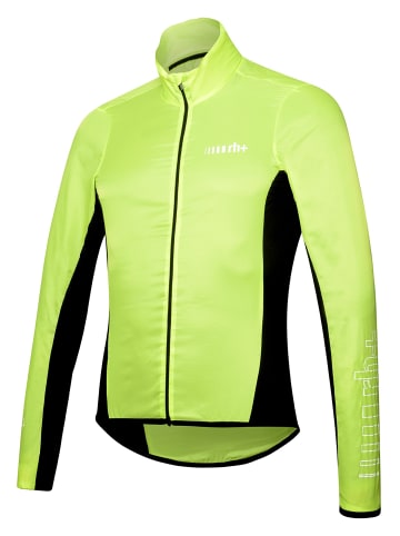 rh+ Fahrradjacke Emergency Pocket Jacket in acid lime-black