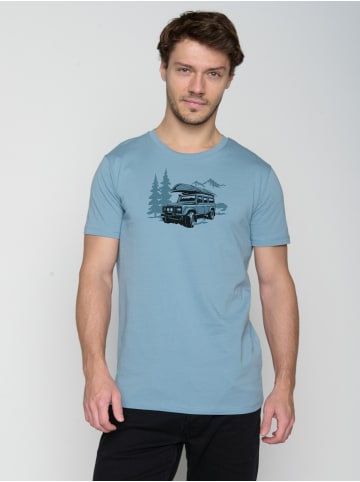 GreenBomb T-Shirt Nature Getaway in Zitronenblau