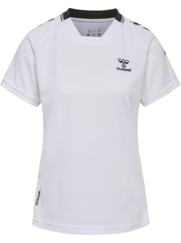 Hummel Hummel T-Shirt Hmlongrid Multisport Damen Atmungsaktiv Leichte Design Feuchtigkeitsabsorbierenden in WHITE/FORGED IRON