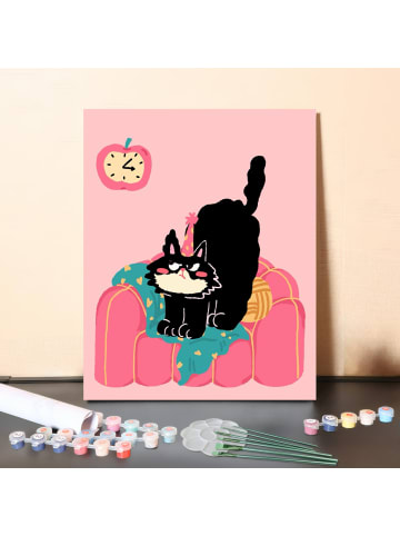 ARTNANAS DIY Malen nach Zahlen Set-"Don’t mess with me" 