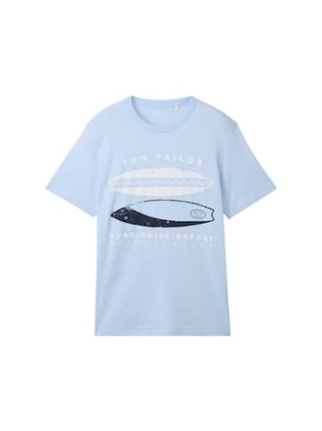 Tom Tailor Print T-Shirt für Herren in blau