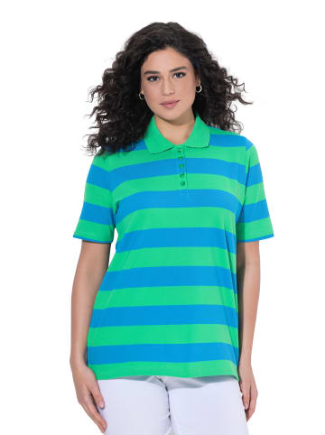 Ulla Popken Poloshirt in grasgrün