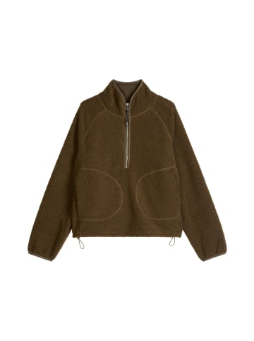 Marc O'Polo DENIM Teddy-Sweatshirt relaxed in Hazelnut Brown