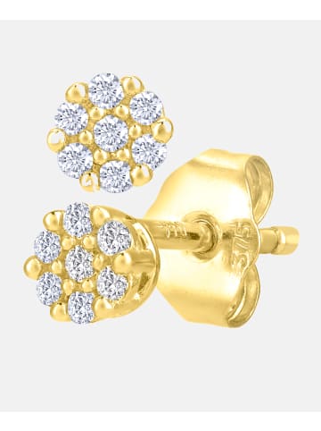 Diamant L'éternel Ohrstecker aus 375 Gelbgold mit Diamant