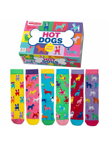 United Oddsocks Socken 3er Pack in Hotdogs