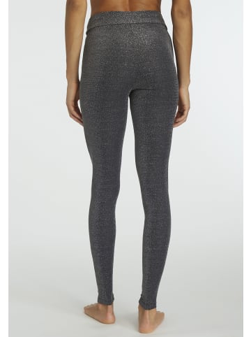 LASCANA Leggings in grau-silber