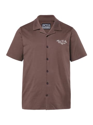 STHUGE Hemd in kastanienbraun