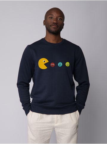wat? Apparel Sweatshirt Pacmännchen in Dunkelblau