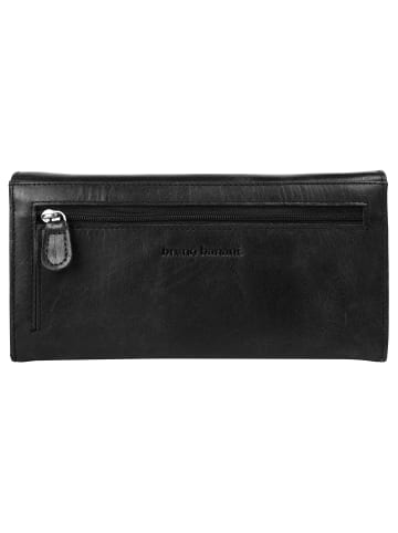 Bruno Banani Geldbörse Mandala echt Leder in schwarz