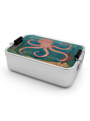 Mr. & Mrs. Panda Bentobox Tintenfisch Design ohne Spruch in Weiß