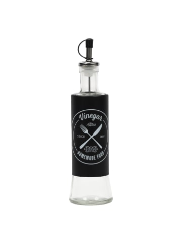 Excellent Houseware Essigspender, 300 ml, Glas in Schwarz, (B) 6,5 x (H) 24 x (L) 6,5 cm