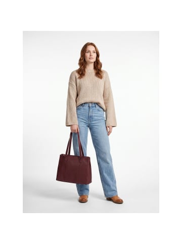 The Chesterfield Brand Marvos Schultertasche Leder 32 cm berry
