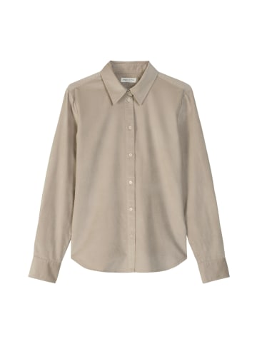 Marc O'Polo Samtbluse fitted in chalky mauve