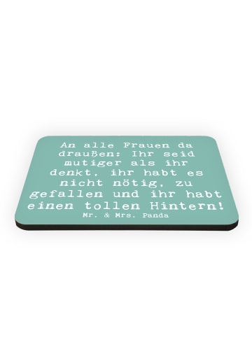 Mr. & Mrs. Panda Magnet Spruch Mut und Hoffnung mit Spruch in Meeresbrise