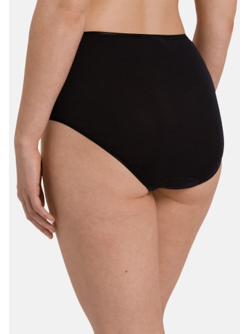 Hanro Maxi Slip Cotton Seamless in Schwarz