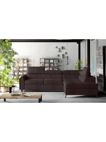 MF Design Katara Recamiere Rechts in Braun -  (L) 265 x (B) 265 x (H) 92 cm