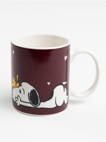Snoopy Peanuts Snoopy Dich hab ich am liebsten Tasse Farbwechseltasse in Mehrfarbig