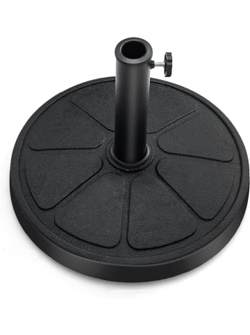 COSTWAY Sonnenschirmständer 14 kg in Schwarz