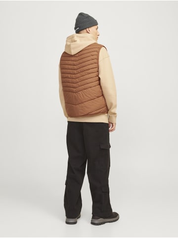 Jack & Jones Steppweste in Mocha Bisque